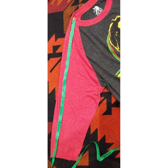 NEW Handmade Bob Marley Midi Dress. 3/4 Raglan Sleeve. Large/ XXL - Picture 5 of 16